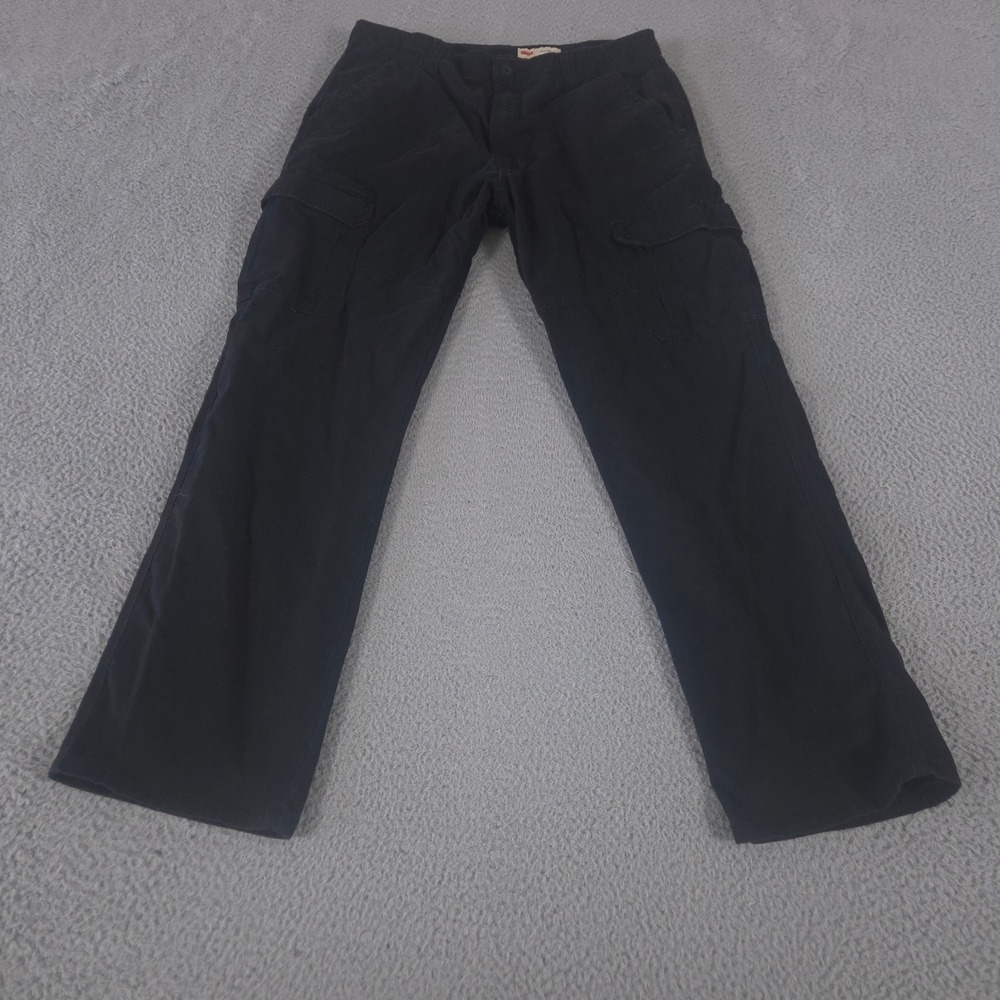Wrangler Pants Mens 34x32 Five Star Premium Relaxed Fit Flex Cargo Straight Leg